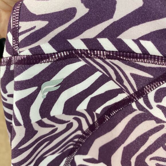 Fabletics Purple Plains Define PowerHold High-Waisted 7/8 Leggings Sz L - Picture 6 of 11
